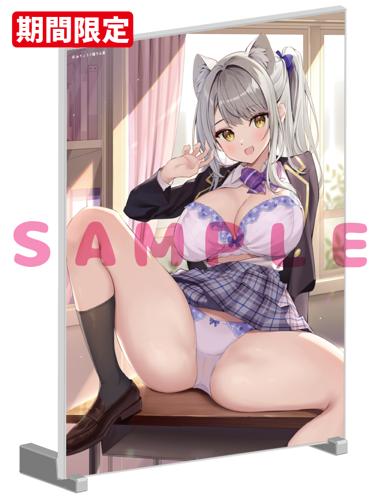 【おりょう先生　猫りん堂コレクションThanks forアンケートvol.5】A5アクリルパネル　26年1月16日新規グッズ　イラストD