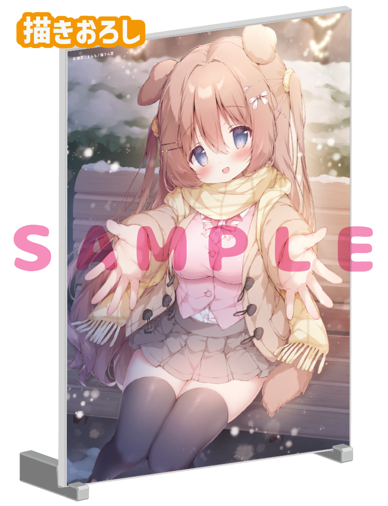 【桃豆こまもち】A5アクリルパネル　26年2月27日新規グッズ