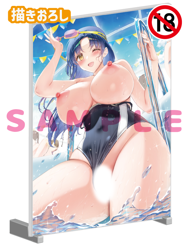 【アサヒナヒカゲ　スプラッシュガールズ】A5アクリルパネル　26年5月29日グッズ（成年向け）