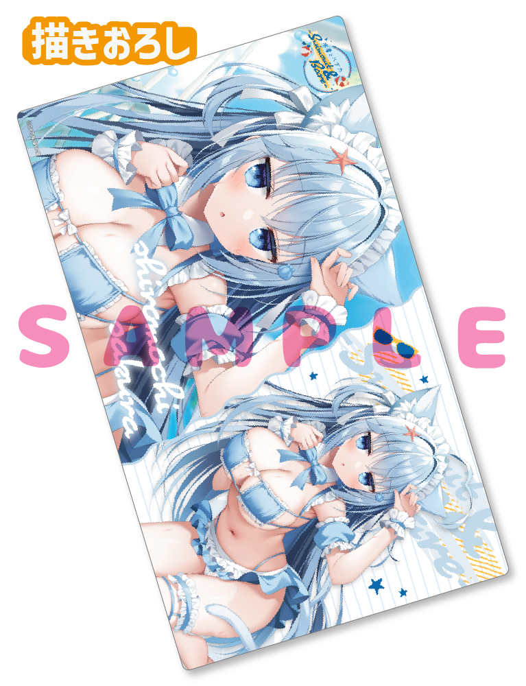 【白もち桜　水着とハダカ-Swimsuit & Bare-】ラバープレイマット　26年8月28日グッズ